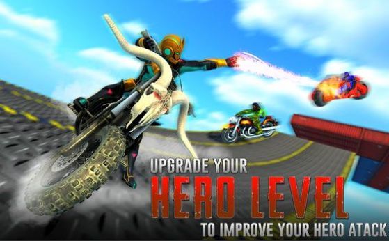 自行车特技超级英雄竞赛3D截图(2)