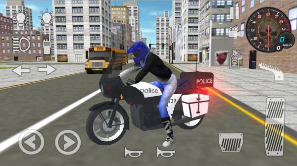 真实警察摩托车模拟器截图(1)