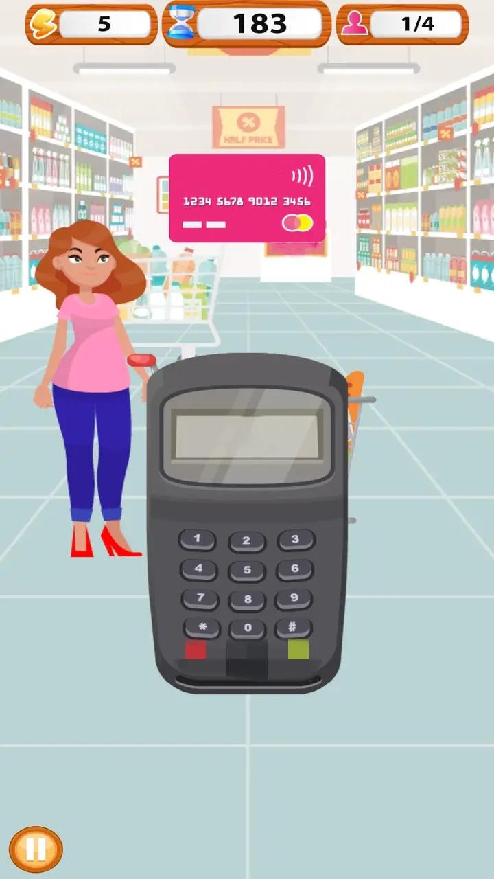 超市收银员模拟器3D截图(1)