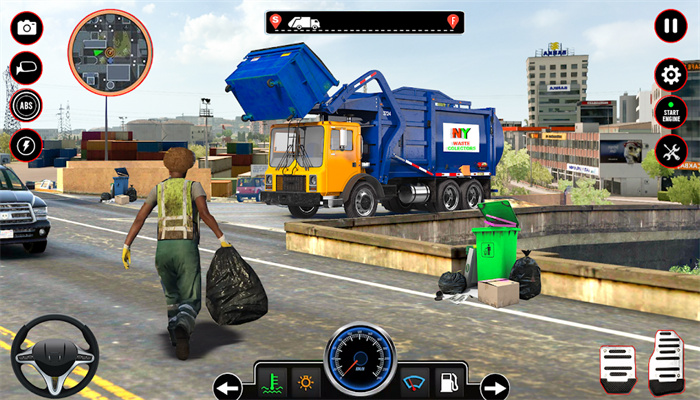 欧洲垃圾车模拟器截图(2)