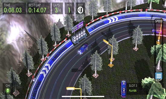 高科技赛车轨道赛车模拟截图(1)