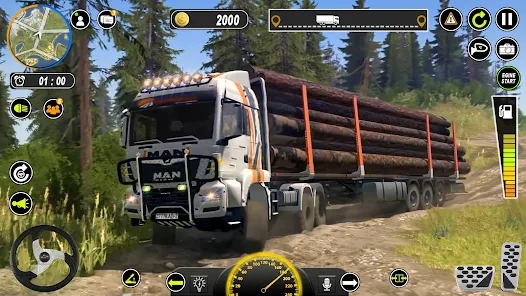 货运泥卡车模拟器截图(3)
